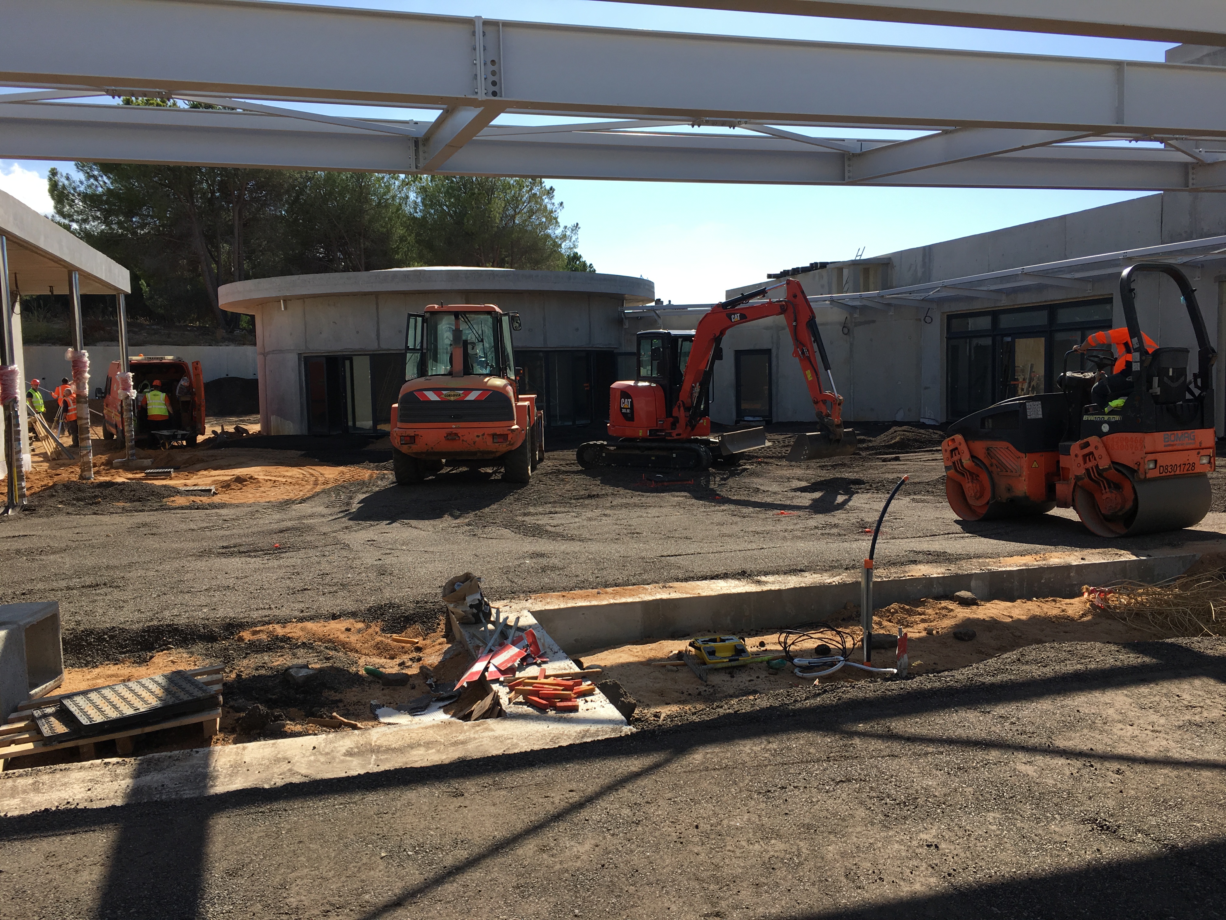 Travaux sur cour de récréation