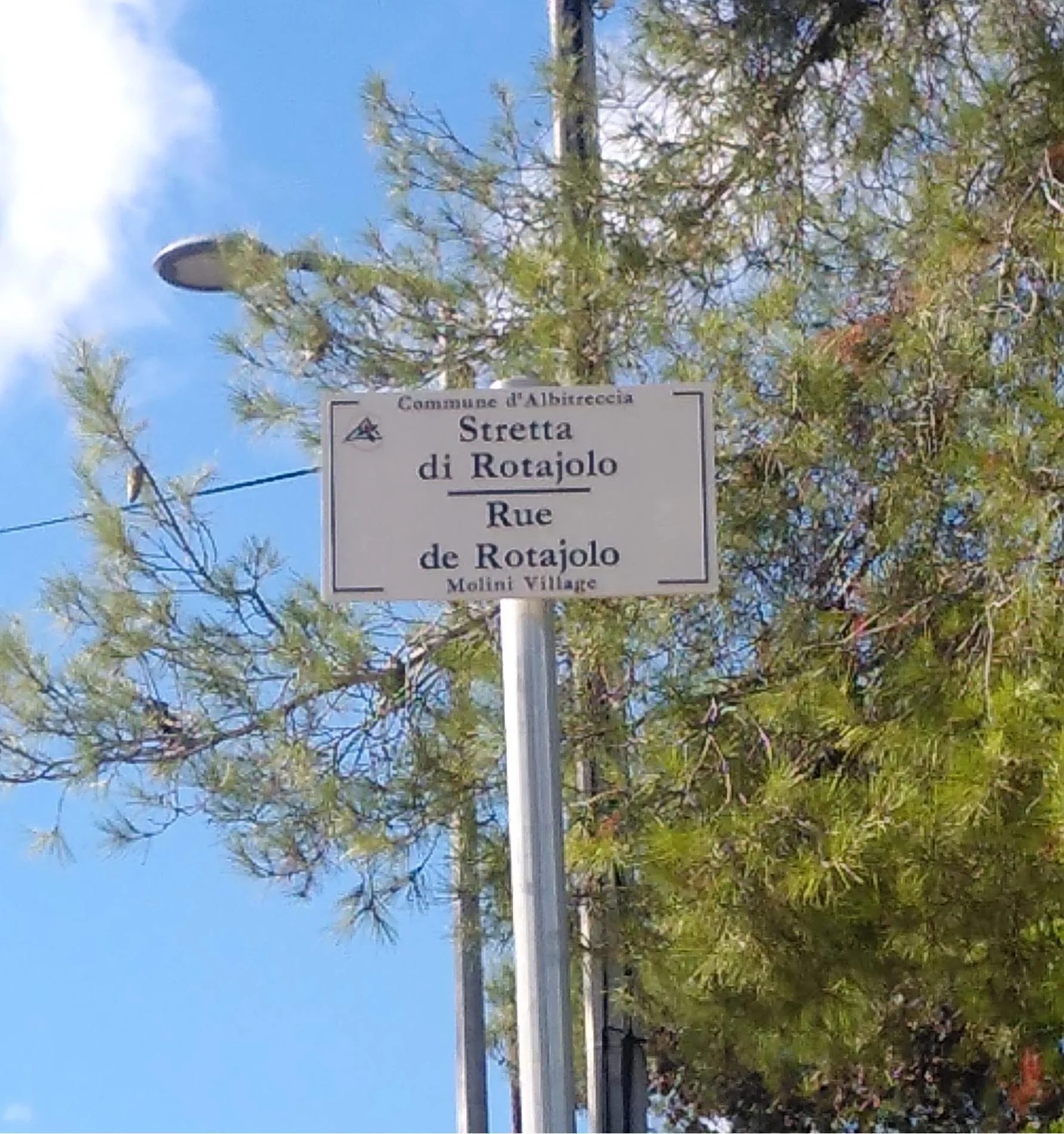 Exemple panneau voies